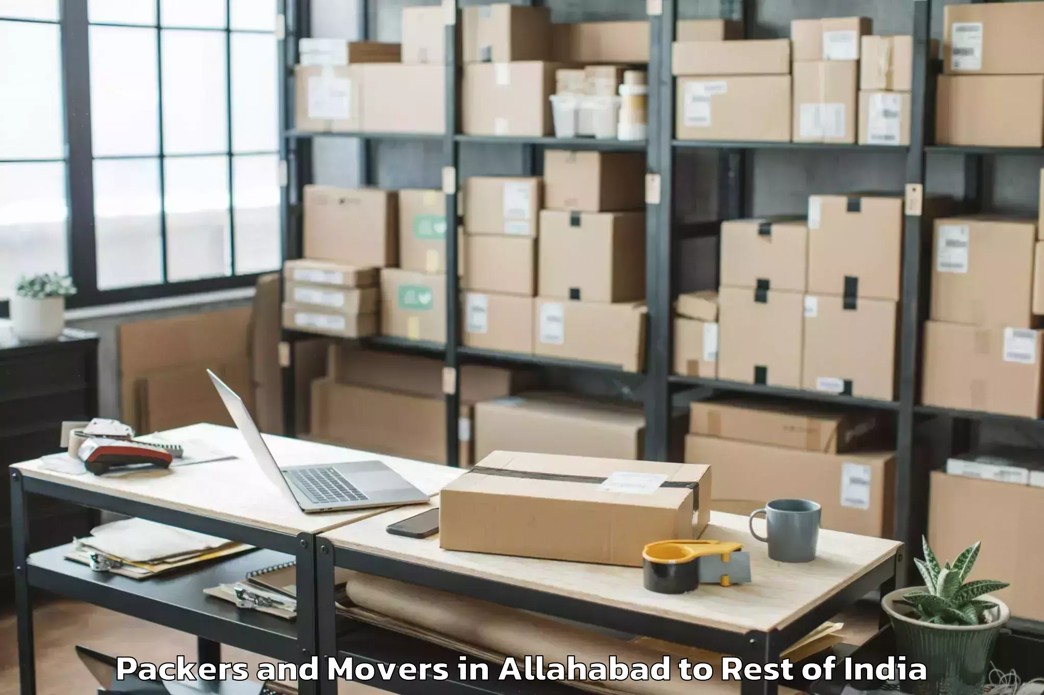 Professional Allahabad to Weepangandla Packers And Movers